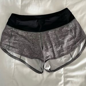 Lululemon shorts. Size 2. Grey.